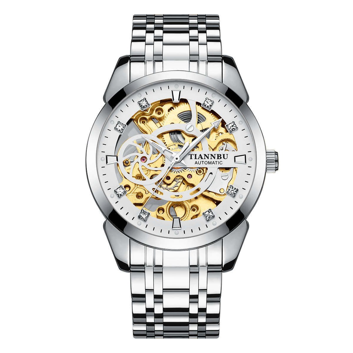 Concept Mechanical Men's Fully Automatic Hollow out Sports Trend Student Fashion Watch_voghion.com
