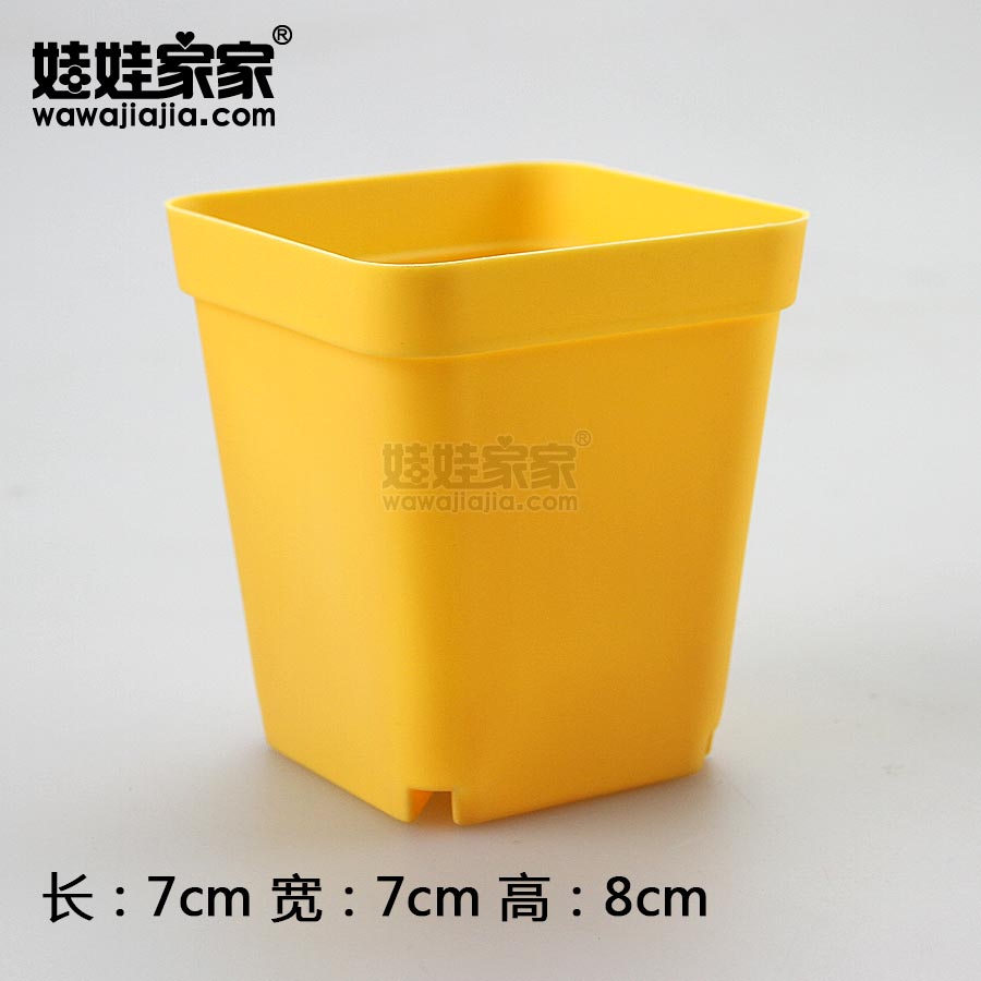 Nhà búp bê Các loài xương rồng Chậu hoa bằng nhựa Màu hồng cam Màu xanh lá cây Màu xanh tím Đen Trắng Quảng trường nhỏ chum sành trồng cây