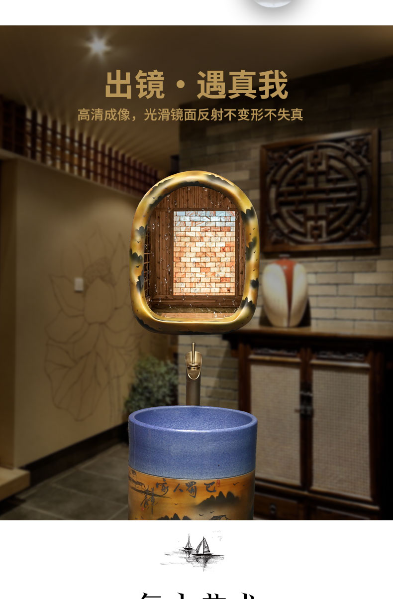 King beautiful ceramic column type restoring ancient ways the lavatory archaize is suing hand washing basin bashu others column column of the home stay facility