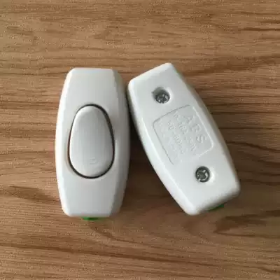 Home 16a small switch bedside lamp wire control hand pinch power supply small single control light button ceiling fan rocker switch