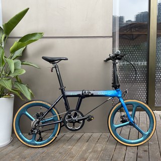 Dahang aluminum alloy 9-speed disc brake folding bike