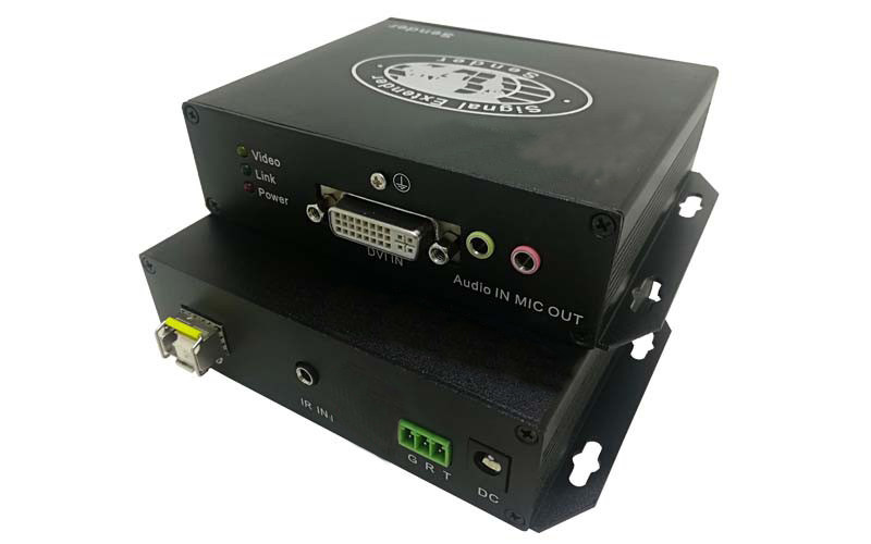 Yubei YBUVO-3DA(S) (DVI two-way audio two-way RS232 infrared) optical fiber 20KM optical transmission