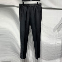 Boutique Foreign Trade Mens Business Casual Pants Anti-wrinkle Mens Pants Black Stripe 100 Hitch Fit Suit Pants Man