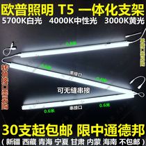 Opp T5LED Tube 1 2 m T5 integrated fluorescent tube lamp with bracket full set of LEDT5 lighting tube