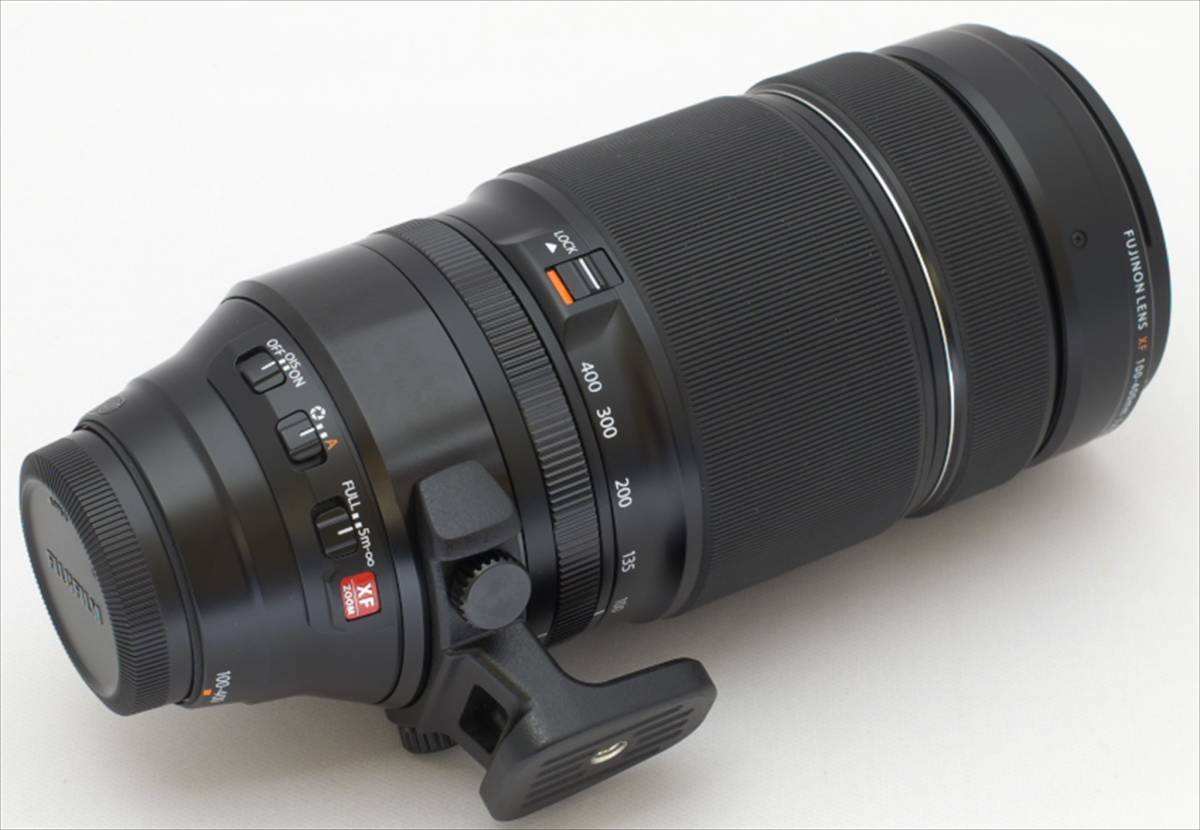 Fuji XF100-400mm F4 5-5 6 R LM OIS WR 4 times as far as the zoom lens anti-shake