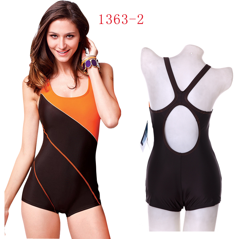 Hỏng mã khuyến mãi Tóc Anh áo tắm của võ sĩ Xiêm Áo tắm nữ không phai màu cổ điển bikini liền thân màu đen