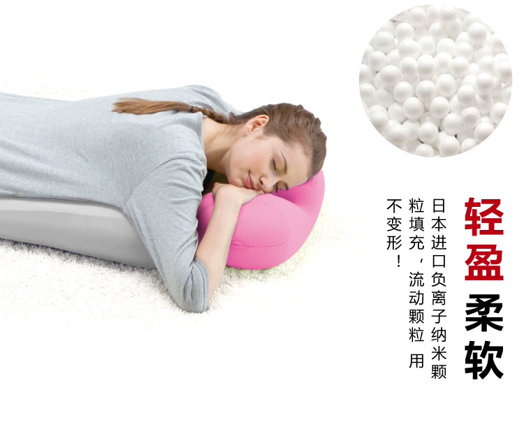 Sinh viên MOGU ngủ trưa gối ngủ gối văn phòng eo mềm đệm nhân tạo sáng tạo gối Nhật Bản - Trở lại đệm / Bolsters