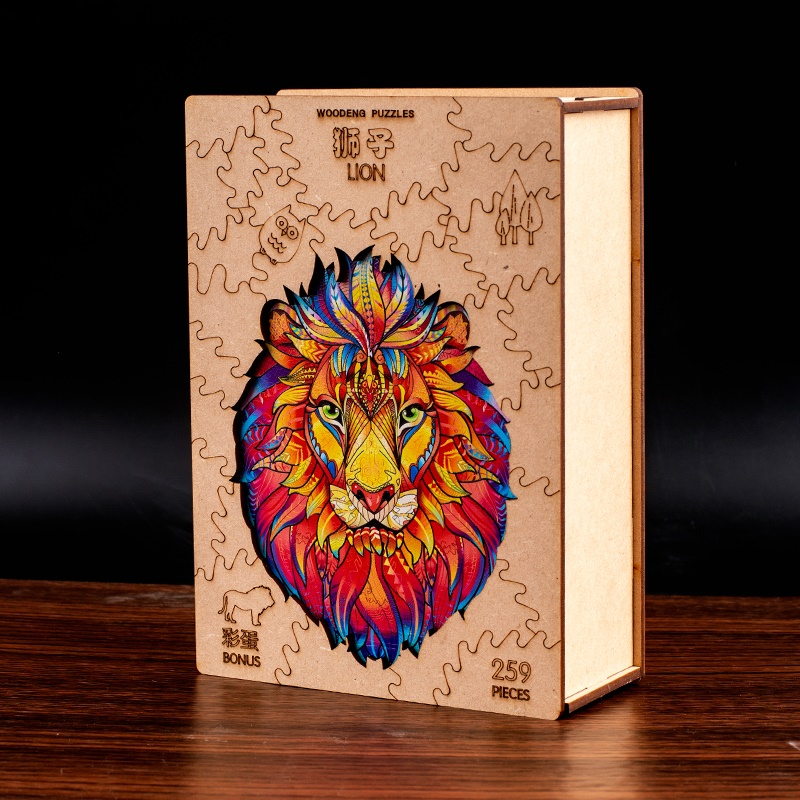 Puzzle adult decompression relief lion king Legg wood alien high difficulty birthday gift girls creative national tide