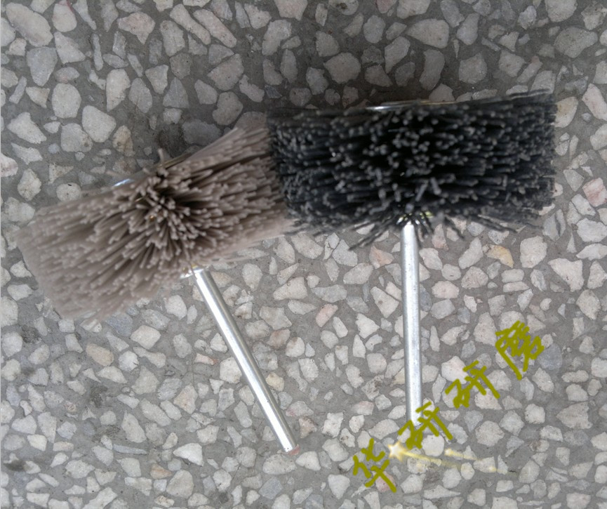 DuPont Filament Head Imported Plastic Grinding Head with a handle polished brush ) Redwood Abrasive head