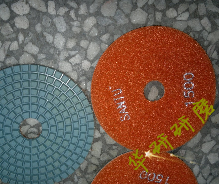 Watermill stone polishing marble soft mill water throwing piece ceramic tile renovation piece stone grinding piece 80mm100mm