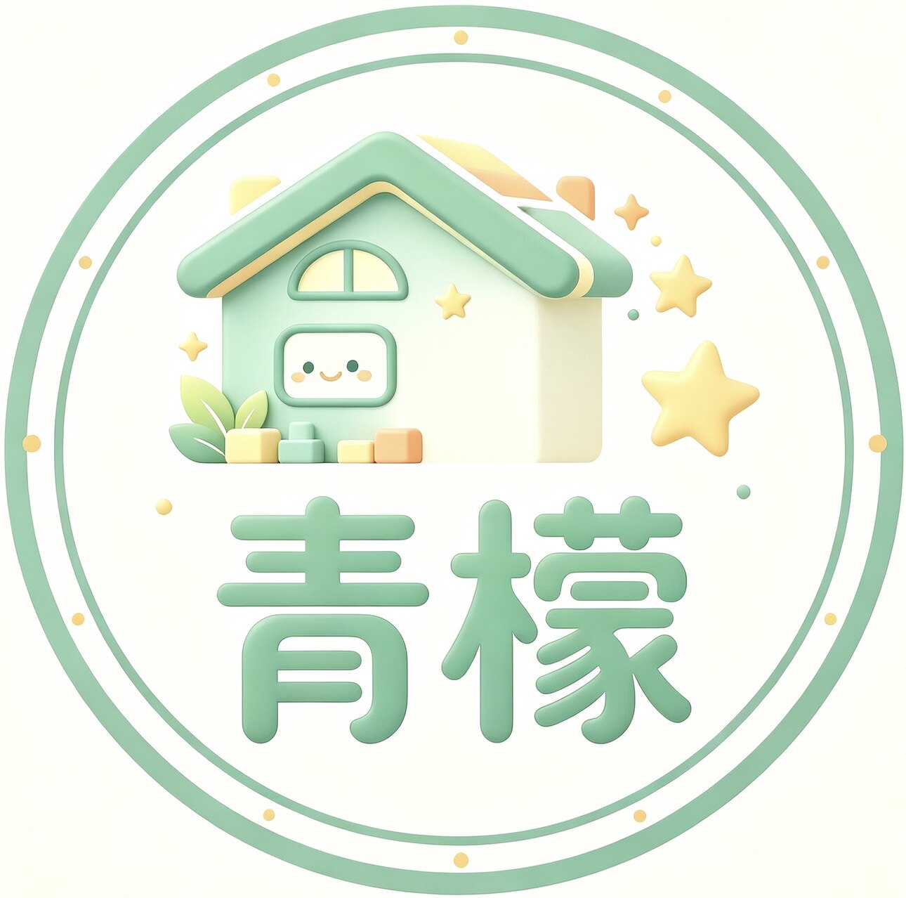 青檬幼教装饰 可票的LOGO