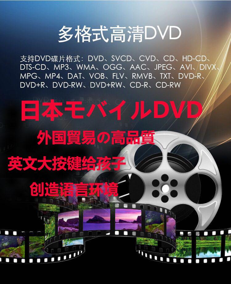 máy phát wifi Đầu DVD di động di động một người già VCD TV có thể đọc được đĩa ROM - Trình phát TV thông minh bộ phát wifi ko dây