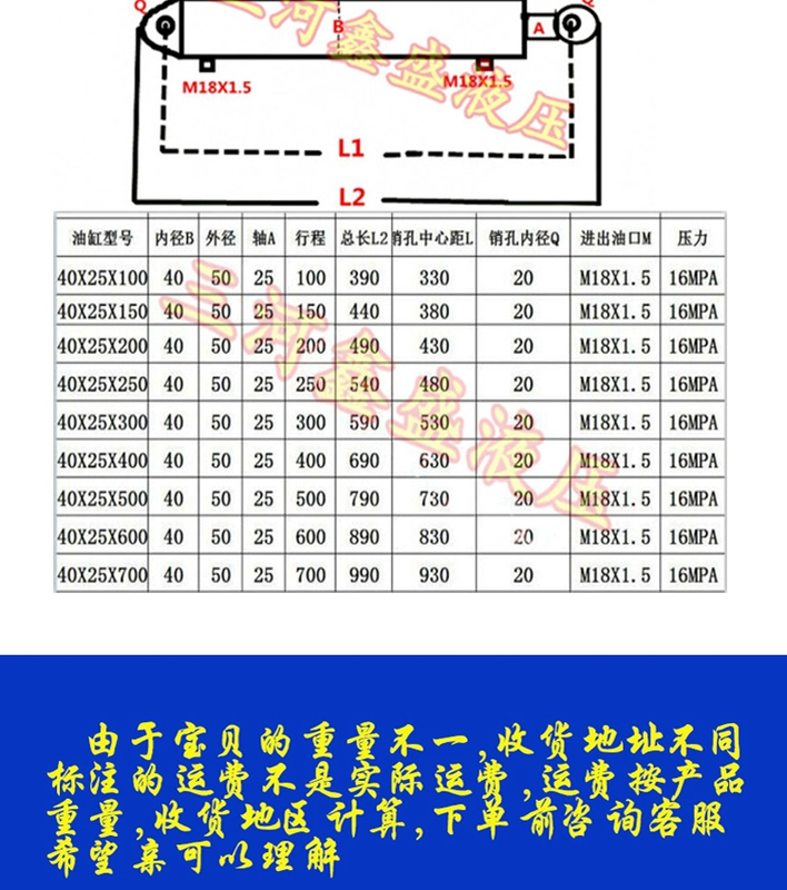 Xi lanh thủy lực 2 tấn tùy chỉnh 
            Xi lanh thủy lực 40 lỗ xi ​​lanh thủy lực hai chiều một chiều xử lý máy móc kỹ thuật trạm bơm tùy chỉnh đầu dầu nhỏ