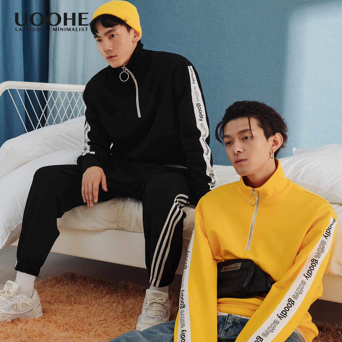 Sweatshirt homme UOOHE - Ref 3128878 Image 1