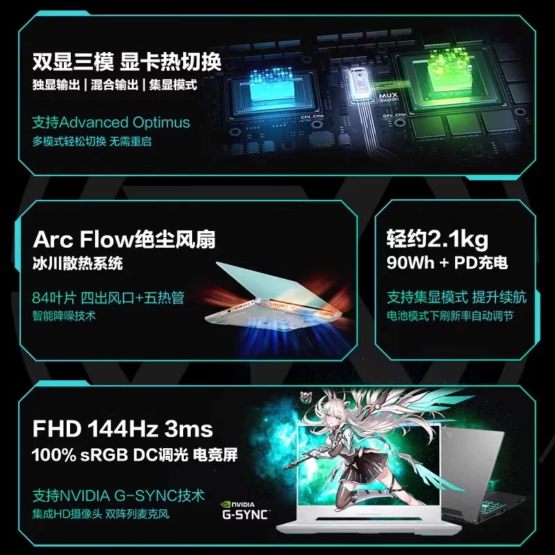 Asus/华硕 Gaming laptop, intel core i7, RTX4060