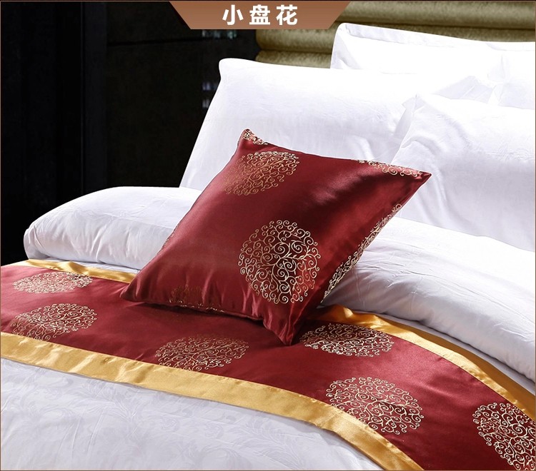 Khách sạn giường ngủ khách sạn cao cấp khách sạn cao cấp khăn trải giường giường cờ đuôi giường pad trang trí trang trí tôn tạo ga giường 1m2x2m