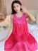 Đồ ngủ của phụ nữ mùa hè ngắn tay lỏng kích thước lớn băng lụa nightdress không tay chất béo M200 kg lụa sexy dây đai váy Đêm đầm