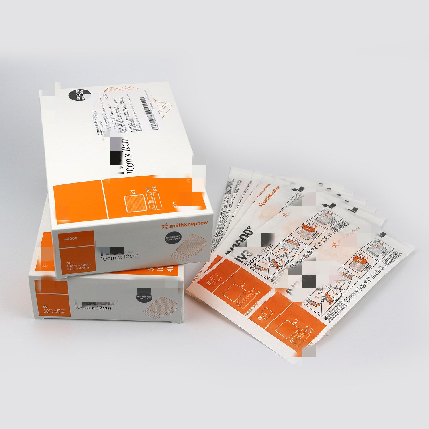 Transparent dressing 10 medical PICC venous catheter placing tube changing medicine waterproof 4008-coated adhesive film 10 * 12