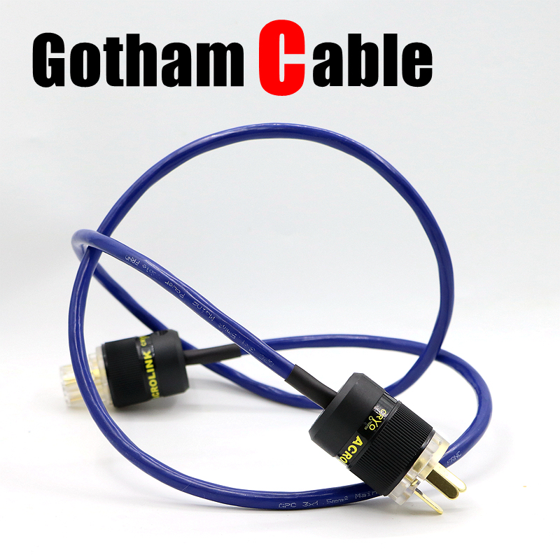 Swiss Gaofen Gotham Audiophile-Grade Power Cable for Cd Players, Decoders, and Amplifiers, Dedicated Us/National Standard Power Cable Swiss Gaofen Gotham Audiophile-Grade Power Cable for Cd Players, Decoders, and Amplifiers, Dedicated Us/National Standard Power Cable