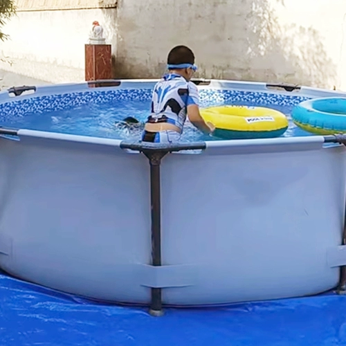 Круглая трубка, негабаритный бассейн для взрослых, большая вилла для воды, увеличенная толщина