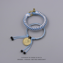 Rope - soft - roped - weaving bracelet around Messi Argentina - exclusive customization