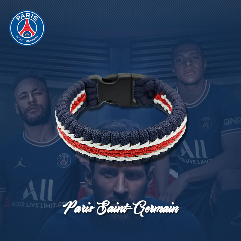 Rope is full of Paris Saint-Germain rope bracelet Messi Nemal Mbappé surrounding