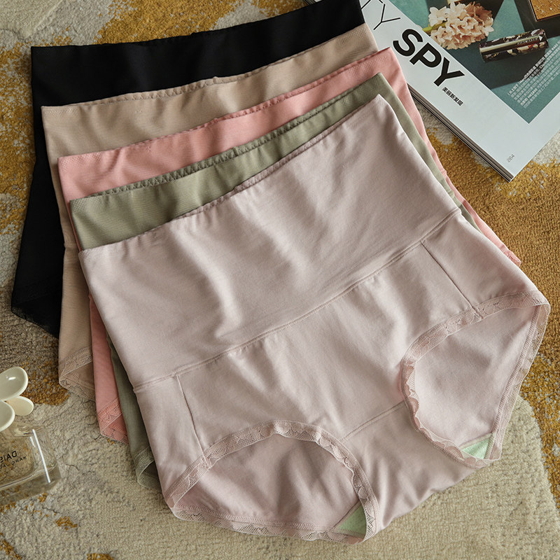 Intimate Warm Palace ~ High Waist Abdomen Slimming Hip Lifting Modal Wormwood Antibacterial Underwear Women