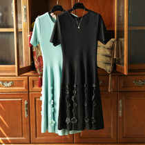 BI collection is good enough to touch high waist display slim a character knit dress dress woman cashew with slim temperament in a long skirt #