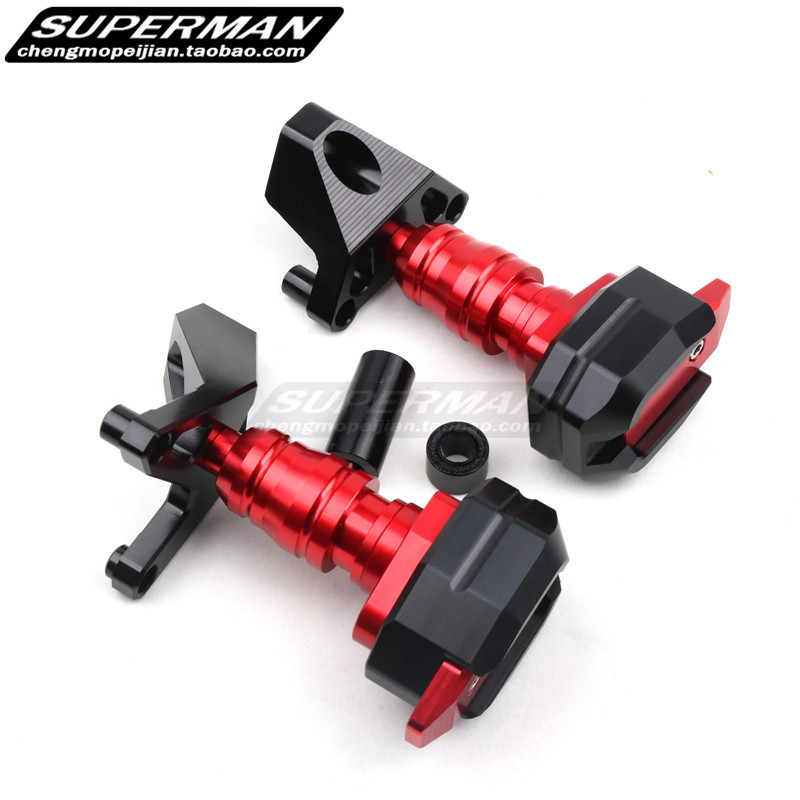 Suitable for Honda CB650F CBR650F 14-19 years CNC modified anti-fall ball body anti-fall rubber bumper