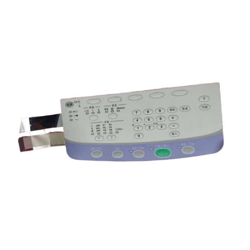上海光电ECG-2250 2260按键面板贴膜按键膜薄膜开关
