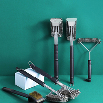 Stainless steel spring grilling brushed grill oven steel wire brush