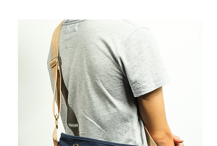 Tide thương hiệu ĐẦU PORTER túi vải túi đeo vai nam giản dị MỘT NÚT BAG Messenger Túi IPAD - Túi của con người túi michael kors