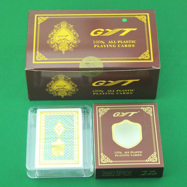 Texas Plastic Poker GYT double - sided scrubbing PVC Soha Bridge thickened wear resistant 6 payout