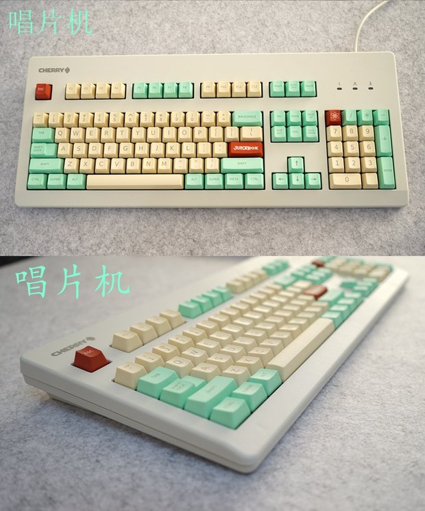 Filco big carbon player player Commando Màu sắc phù hợp với cherry 3000/3494 Bàn phím cơ PBT cá tính - Máy hát mua đầu đĩa than