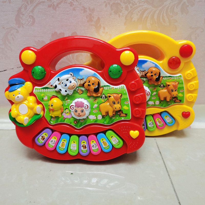 Baby's baby Music violin Early teaching Animal electronic violin learning machine Puzzle Puzzle 6-12-1-3-old Child Toys-Taobao