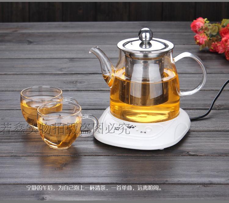 Bình giữ nhiệt thủy tinh chịu nhiệt hoa trà ấm trà đặt chén nhỏ ấm điện lọc ấm trà nhiều loại tùy chọn bình pha trà lock&lock