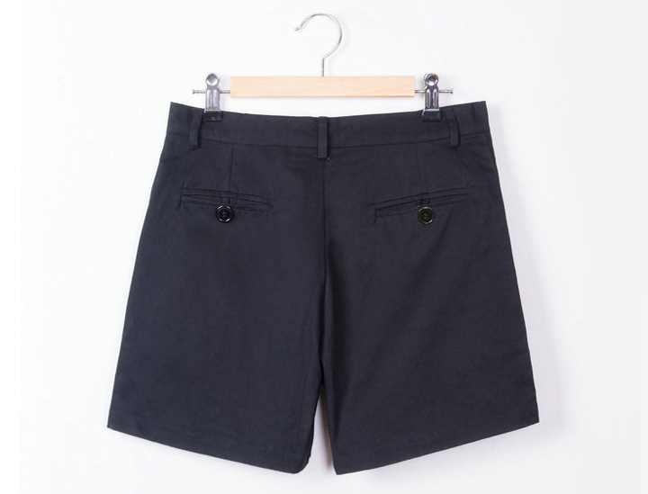 Mùa hè quần tây giản dị quần short nam ba quần siêu quần short đơn giản hoang dã quần âu cotton 3 quần quần Mỏng