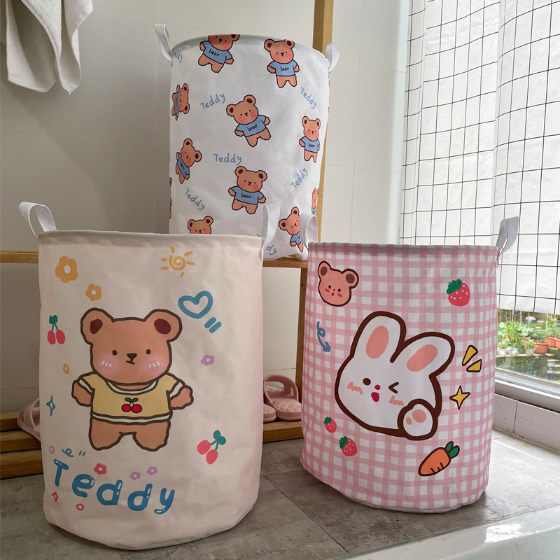 Dirty laundry basket Dirty Laundry Containing home Dirty Laundry Basket Plush Toy Containing Bucket Laundry Basket Collapsible-Taobao