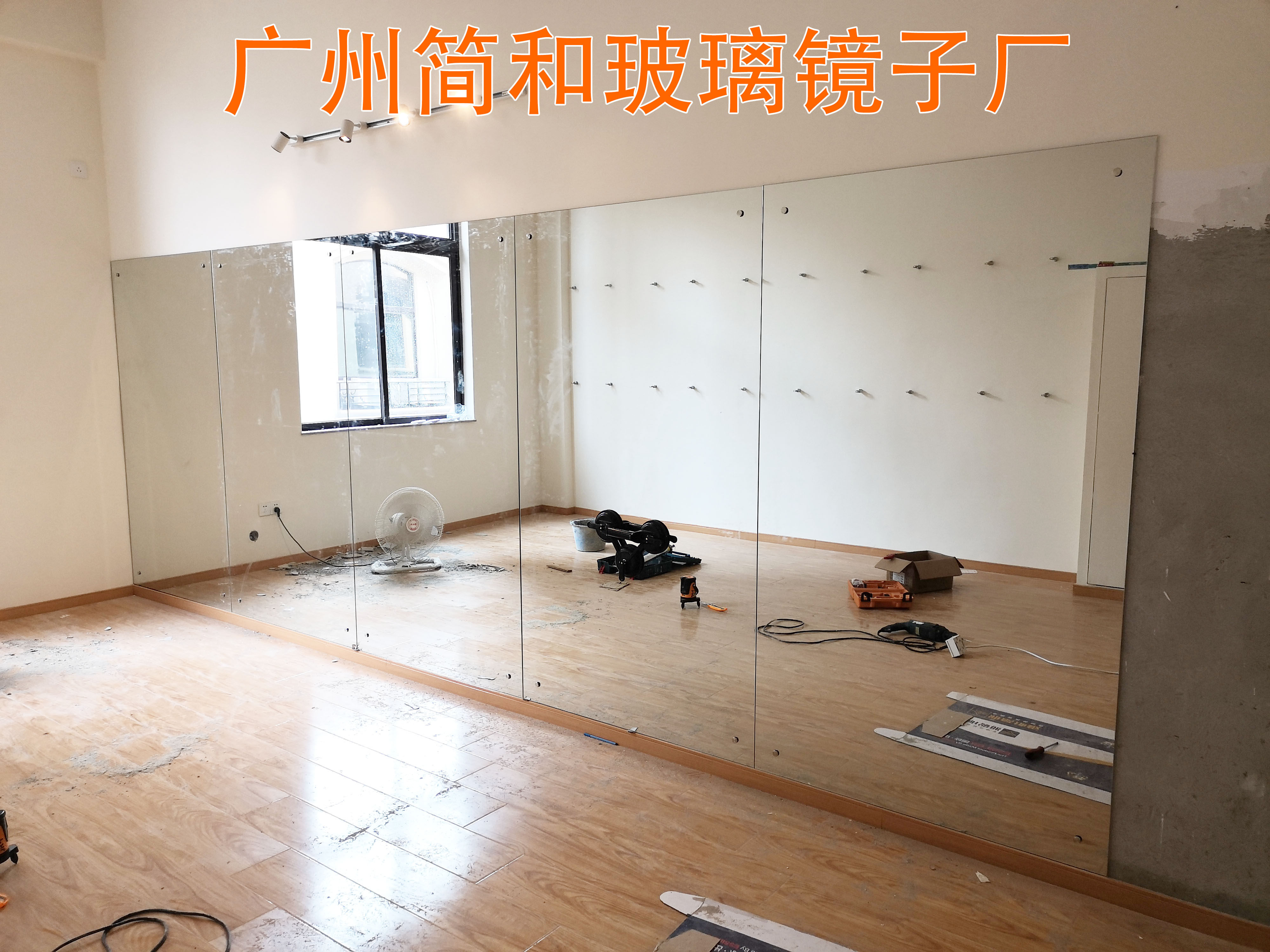 Full-body mirror Full-body floor-to-ceiling mirror European-style custom dance yoga fitness mirror stitching wall hanging wall mirror full-body mirror