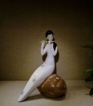 Famous Works Fengxi Art Porcelain Art Porcelain Works by Wu Yingzhao in the 1980s Ceramic Organs Qingquan