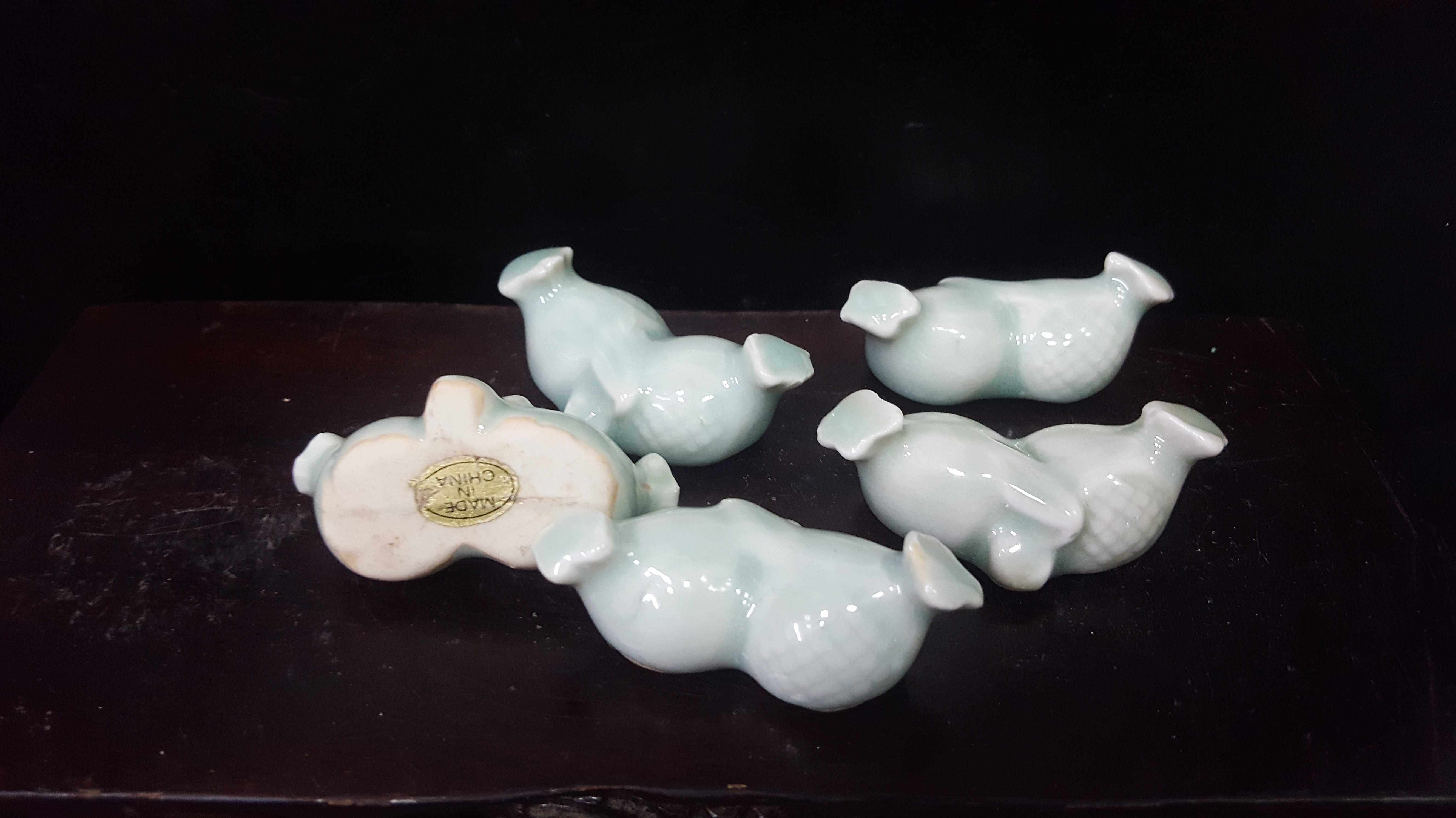 Chaoshan tea culture In the seventies Longquan old factory goods chopstick rack pen stand Tea culture clip rack