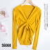 M812 mùa thu hai phụ nữ mặc áo len cổ chữ V thon gọn, mỏng manh áo khoác cardigan Áo len cổ chữ V