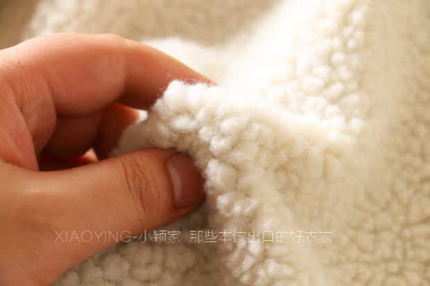W788 UK đơn thuần nguyên bản lông cừu nam dày lông ấm áp giản dị áo măng tô nam