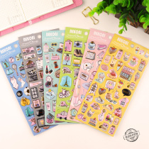 Gourmet cosmetics Hollywood children 3D three-dimensional crystal drops glue decoration Japanese girl heart material cute stickers