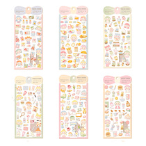 nekoni girl heart stickers snacks cosmetics hand account children gifts Japanese self-adhesive decoration cute stickers