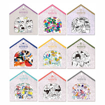 Japanese sumo uncle cartoon character sticker book photo album Japanese girl heart material decoration cute sticker