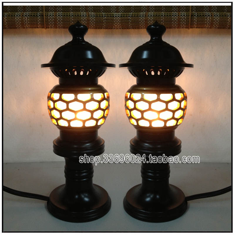 Poly Buddha Cabinet Taiwan Pure Bronze Buddha Lamp Power for the lamp for the Buddha lamp 9 5 inch boutique Cihui Lights