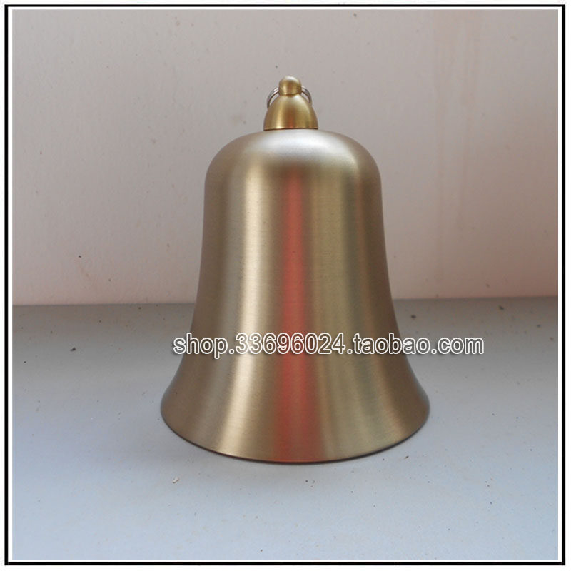 Taiwan's original monastery fabric tag - drum imported copper clock bell Tibet bell gold
