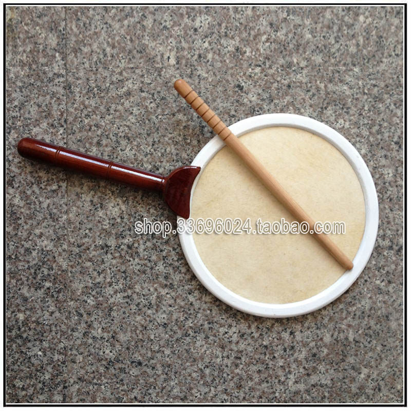 PolyBuddhist Penthouse Buddhist Subterge Taiwan Bull Peel Great Drum Dart Drum * 11 Inch Boutique Special Class Aluminum Ring 21 Hand Drum Large