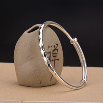 Foot Silver 999 Fashion Trends Personality 100 hitch elegant atmosphere minimalist Fiction Motest Twist Lady Bracelet